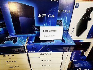 Playstation 4 + 3 Jogos + 2 Controle Original + Garantia