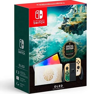 Nintendo Switch Oled - The Legend of Zelda: Tears of the Kingdom Edition / Frete Grátis