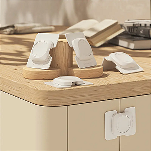 Kit 3 Pçs Trava de Segurança Bebê Portas e Gavetas