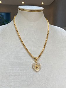 Colar Religioso Nossa Senhora (Folheado)