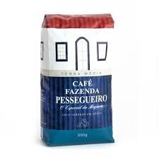 CAFE TORRADO EM GRAOS FAZENDA PESSEGUEIRO 500G