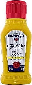 MOSTARDA AMARELA ZERO HEMMER 200G