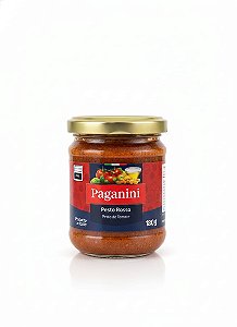 PESTO ROSSO PAGANINI - MOLHO PESTO COM TOMATE SECO PAGANINI - 180G