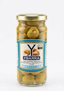 AZEITONA VERDE RECHEADA COM AMENDOAS YBARRA - INTEIRA - 142G