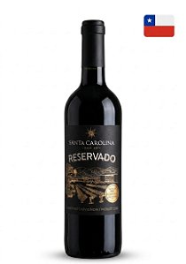 VINHO TINTO SANTA CAROLINA RESERVADO EDIÇÃO LIMITADA. CAB SAUV/MERLOT - 750ML