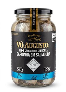 SARDINHA EM SALMOURA VÔ AUGUSTO 300G