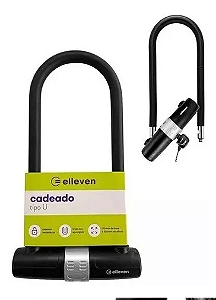 Cadeado Bike Bicicleta U-lock Trava Chave 170x320mm Reforçado