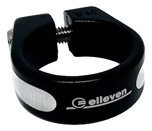 Abraçadeira Selim Canote 31.8mm Com Parafuso Preto Bicicleta