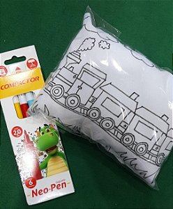 Kit Almofada Pinte e Lave (com Canetinha)