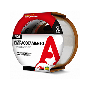 Fita de Empacotamento Transparente (710) 45mmX40m - ADERE
