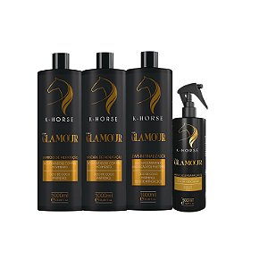 Kit Completo Linha Glamour - Limpeza - Hidrata - Protege - Branqueá