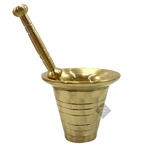 Almofariz Bronze Puro G (PROMOÇÃO)