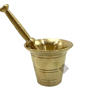 Almofariz Bronze Puro M (PROMOÇÃO)