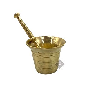 Almofariz Bronze Puro P (PROMOÇÃO)