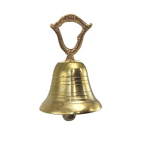 Sino De Mão Sineta Em Liga De Bronze (GG)