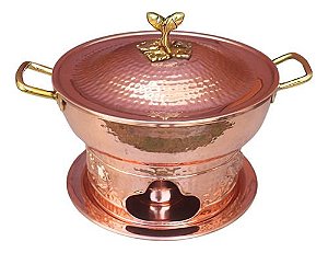 Rechaud Cobre Banho Maria 7,5 L Linha Premium