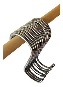 24 Gancho De Inox Multiuso 1/8'' Para Casa Comercio Açougue