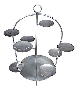 Suporte Petisco Petisqueira Inox Gaiola Buffet Restaurante
