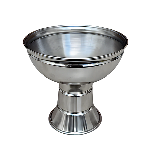 Bowl Frisado Em Prata 21 Cm
