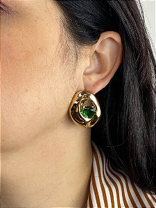 Brinco Orgânico Esmeralda