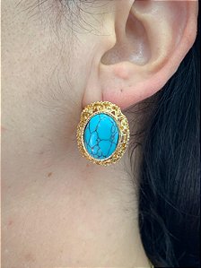 Brinco Oval Medieval