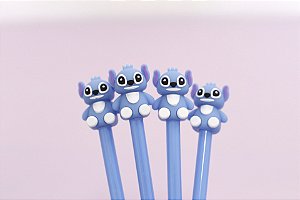 Caneta Fofa Stitch Gel Preta Importada