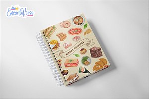 Caderno de Receitas - Comidinhas Marrom