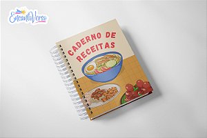 Caderno de Receitas - Capa Lamen
