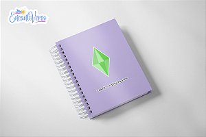 Caderno de Anotações - Sims Plumbob