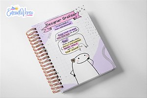 Caderno Flork Profissões - Designer Gráfica