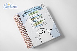 Caderno Flork Profissões - Designer Gráfico
