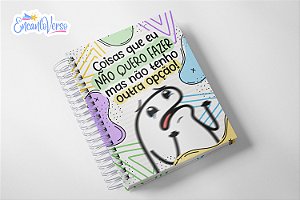 Caderno/Agenda Permanente Flork - Coisas que não quero fazer mas não tenho outra opção