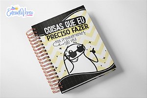 Caderno/Agenda Permanente Flork - Coisas que eu preciso fazer mas provavelmente não vou