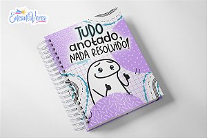 Caderno/Agenda Permanente Flork - Tudo anotado, nada resolvido