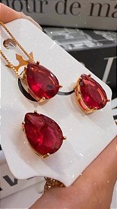 CONJUNTO GOTA VERMELHO