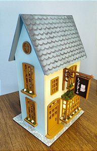 Quadro Cenário Miniatura Livraria
