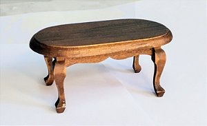 Mesa de centro em miniatura casinha Revista DeAgostini