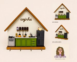 Porta Chaves Miniatura Cozinha V2