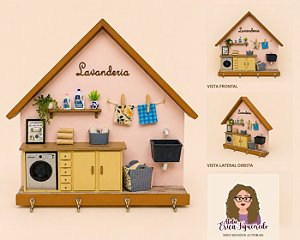 Porta Chaves Lavanderia V2
