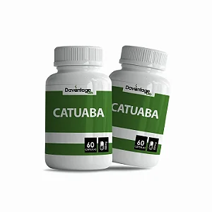 Kit 2 Potes Catuaba 500 mg – 120 Cápsulas
