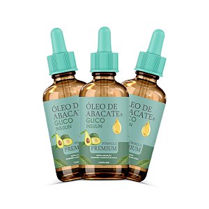 Kit 3X Óleo de Abacate 30 ml | Coração - Glico Gotas