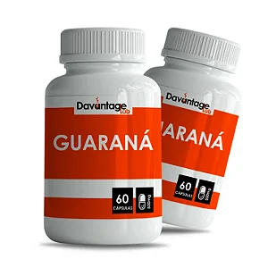 Kit 2 Potes Guaraná 500 mg – 120 Cápsulas