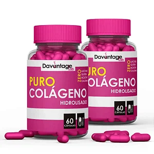 Kit 2 Potes Colágeno Hidrolisado 500 mg – 120 Cápsulas