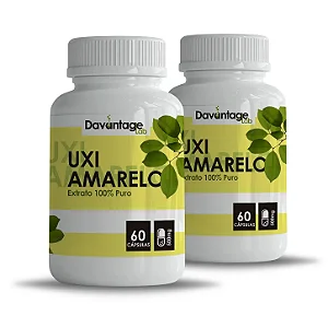 Kit 2 Potes Uxi Amarelo 500 mg – 120 Cápsulas