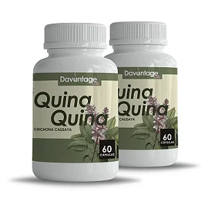 Kit 2 Potes Quina Quina 500 mg – 120 Cápsulas
