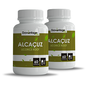 Kit 2 potes Alcaçuz em Cápsulas