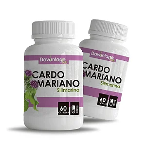 Kit 2 Potes de Cardo Mariano 500 mg – 120 Cápsulas