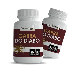 Kit Garra do Diabo em Cápsulas 500 mg — 2 Potes | Davantage Lab