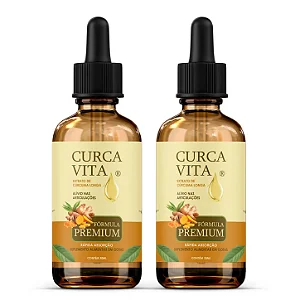 Kit 2 Frascos Óleo de Cúrcuma 30 ml – 60 ml
