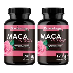 Kit 2 Potes Maca Peruana Mulher 500 mg – 240 Cápsulas